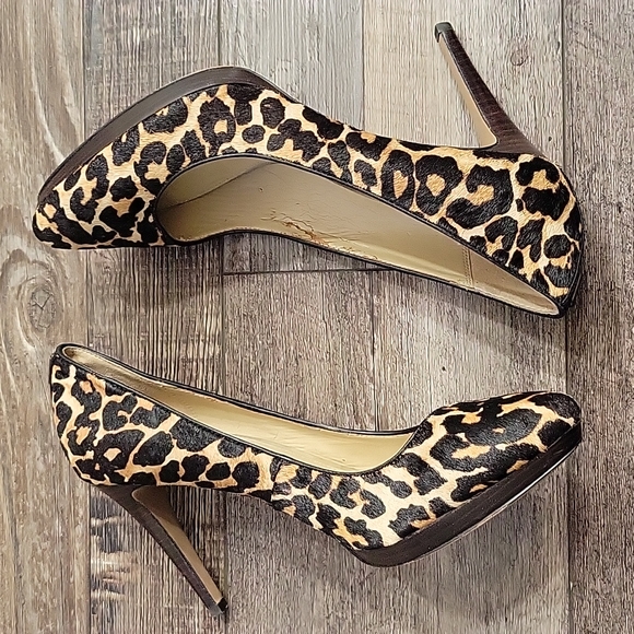 Coach Cheeta Leather Stilettos - Picture 7 of 13
